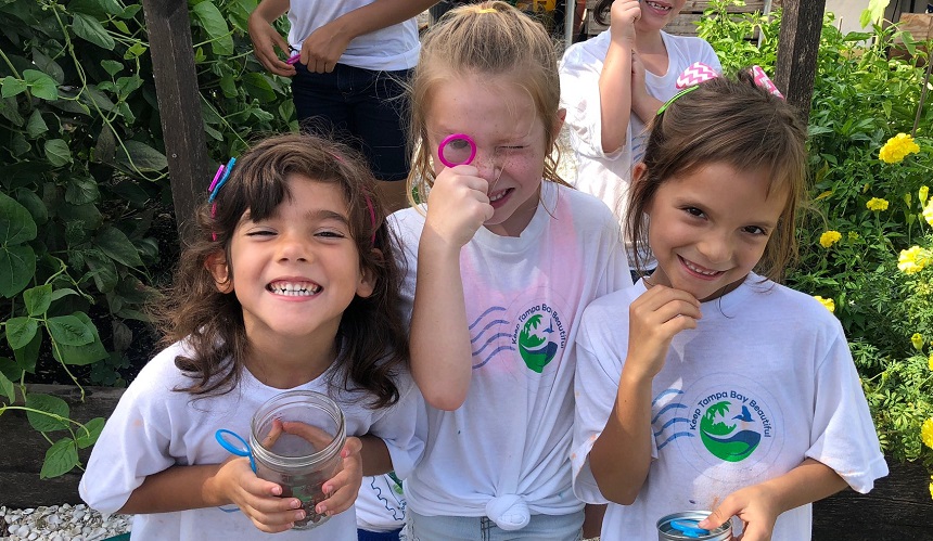 Keep Tampa Bay Beautiful Kids in Garden Keep Tampa Bay Beautiful Kids in Garden