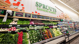 sprouts fresh produce rack