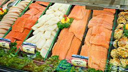 Fresh seafood at the Sprouts meat counter