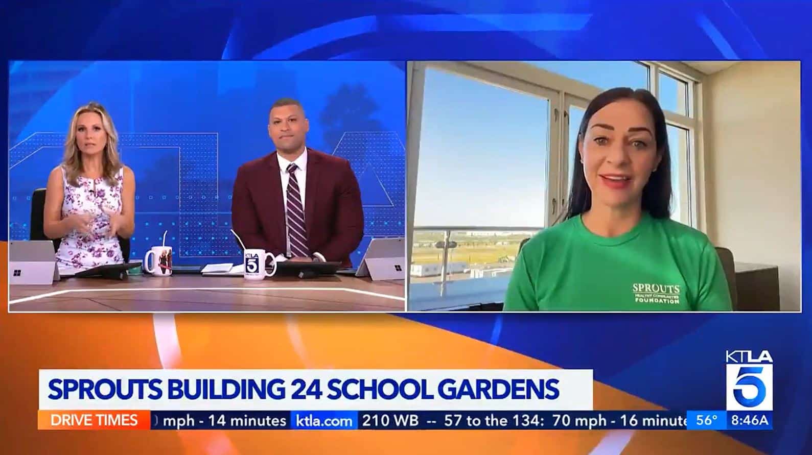 Los Angeles KTLA News interview with Sprouts discussing benefits of school gardens