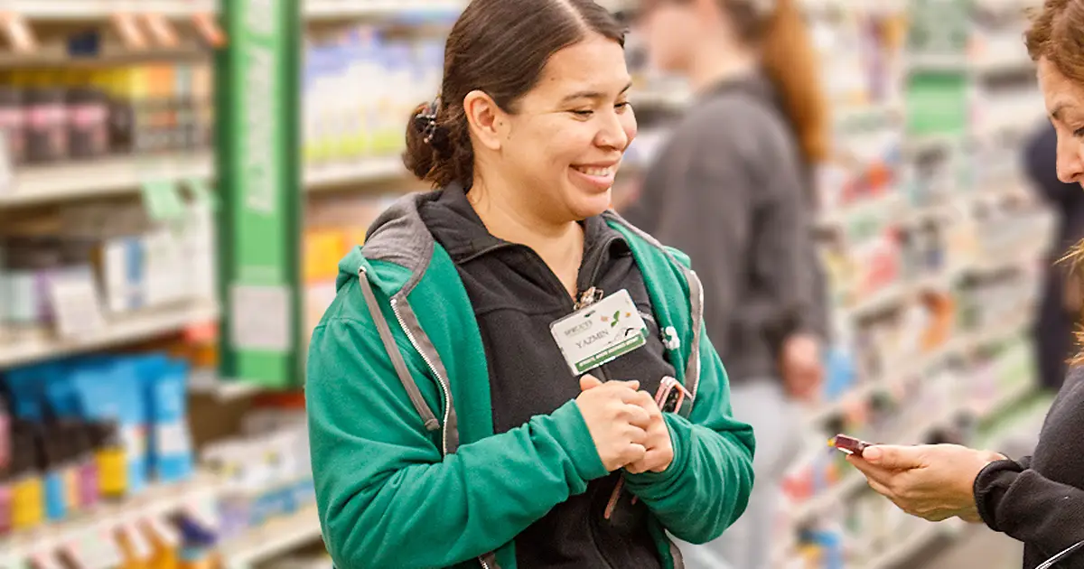 Sprouts vitamins employee