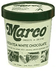 Marco Green Tea White Chocolate ice cream