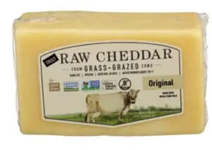 Raw Cheddar cheese 16 oz.