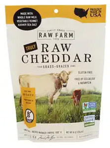 Raw Cheddar Cheese 8oz.