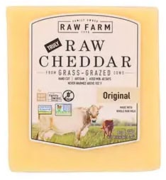 Raw Cheddar Lightly Salted Cheese 8oz.