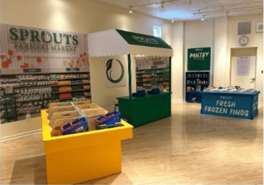 Sprouts installation at the public library